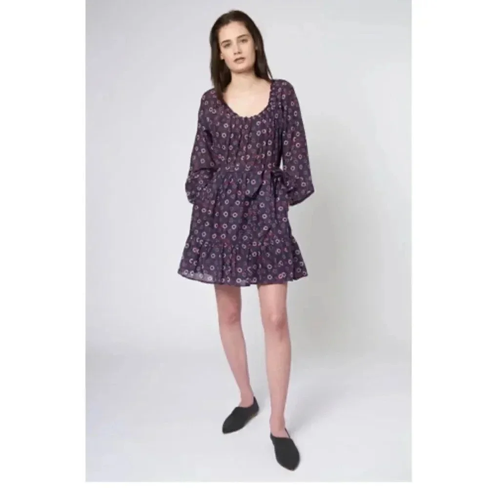 Xirena Jia Dress Navy Rouge -sz M - Picture 13 of 14